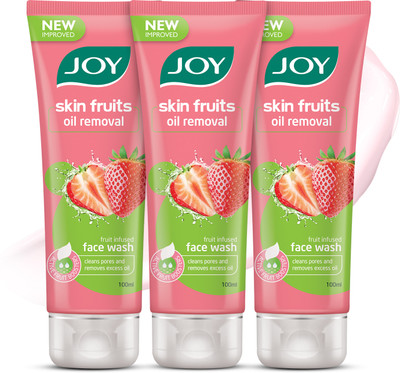 Joy Skin Fruits Oil Control Strawberry  For Oily Skin Face Wash(300 ml)