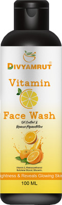 DIVYAMRUT DIVYAMRUT Smooth Skin,Removes Impurities & Provides Radiance Vitamin C Men & Women All Skin Types Face Wash(100 ml)