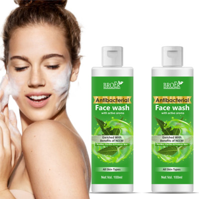 BROER Purifying Neem Anti-Bacterial Face Wash(200 ml)