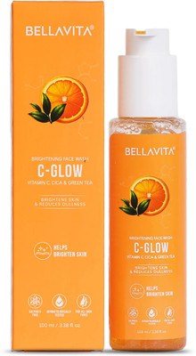 BELLAVITA Vitamin C Glow Facewash for Oil Control, Brightening, Acne & Sensitive Skin Face Wash(100 ml)