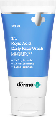 The Derma Co 1%Kojic Acid &Niacinamide & Alpha Arbutin For Dark Spots& Pigmentation Men & Women All Skin Types Face Wash(150 ml)