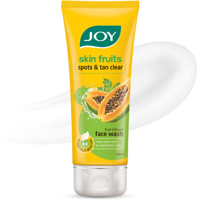 Joy Skin Fruits Spots & Tan Clear Papaya  For All Skin Types Face Wash(100 ml)