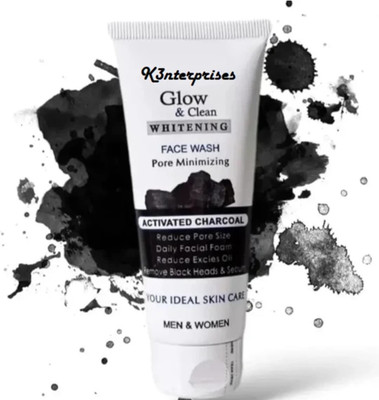 K3NTERPRISES Face wash charcoal Men & Women All Skin Types Face Wash(100 ml)
