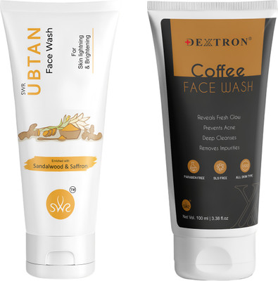 DEXTRON Ubtan & Coffee  Combo – 200ml Face Wash(200 ml)