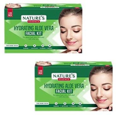 Nature's Essence HYDRATING AOE VERA FACIAL KIT 40GM (200MRP)(2 x 20 g)