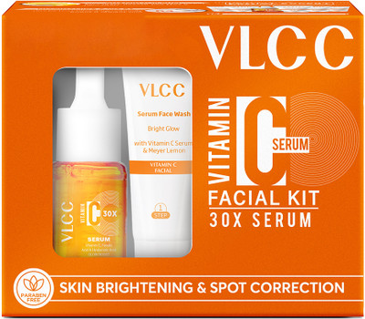 VLCC Vitamin C Serum Facial Kit - Brightening Facial Kit With Vitamin C Serum(58 g)