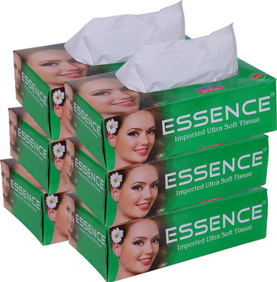 ESSENCE Face Tissue Imported Ultra Soft Green-6(1200 Tissues)