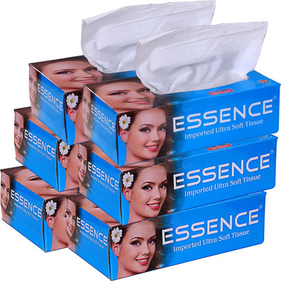 ESSENCE Face Tissue Imported Ultra Soft Blue-6(1200 Tissues)