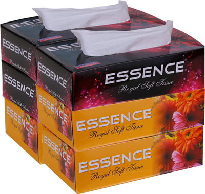 ESSENCE Face Tissue Royal Soft Black-3, Yellow-3(1200 Tissues)