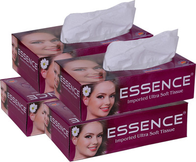 ESSENCE Face Tissue Imported Ultra Soft Purple-4(800 Tissues)