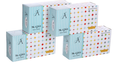 7THAJMA 2-Ply Facial Tissues - 200 Sheets, 4-Pack (100 Pulls/Box) - Soft & Durable(800 Tissues)