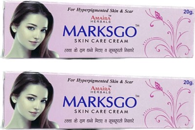 MARKSGO FAIRNESS CREAM SKIN BRIGHTHNING ( PACK OF 2 )(40 g)