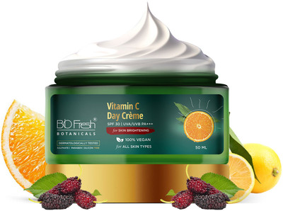 Biofresh Botanicals Vitamin C Day Cream With SPF 30 UVA/UVB PA+++ Glowing Skin Face Cream(50 ml)