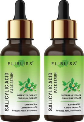 ELIBLISS Salicylic Acid Serum for Reduces Acne, Scars & Blemishes with Cinnamon Extract(60 ml)