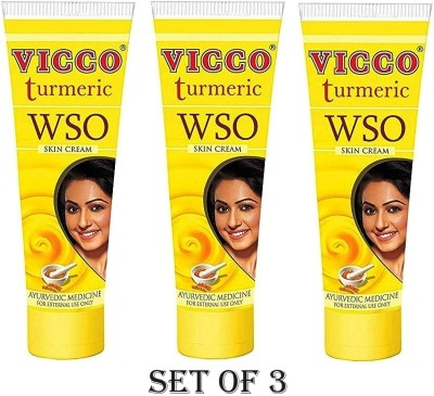 VICCO WSO TURMERIC CREAM 30 GRM PACK OF 3(90 g)