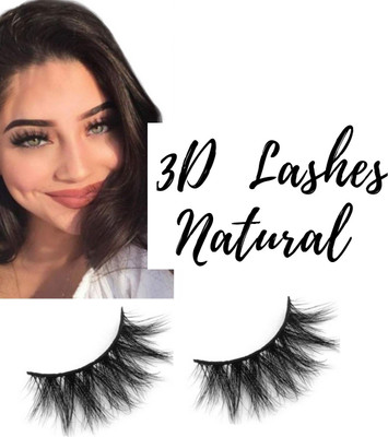 Amaryllis 3D FAKE EYELASHES,FALSE EYELASHSE KIT HANDMADE & NATURAL(Pack of 1)
