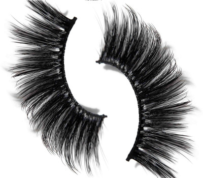 Amaryllis Long Stay Waterproof Natural 3D Volume Eyelashes(Pack of 1)