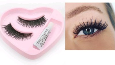 Amaryllis Ultra Smooth Eye Lashes With Glue(Pack of 1)