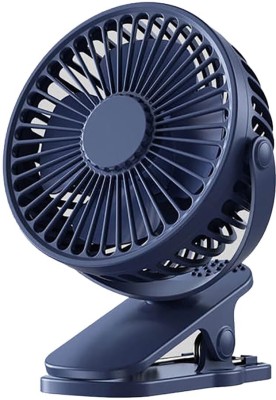 Bandhan Enterprises Portable Clip-on Fan, Battery Operated, Small Yet Powerful USB Table Fan Portable Clip-on Fan, Battery Operated, Small Yet Powerful USB Table Fan USB Fan(Blue)