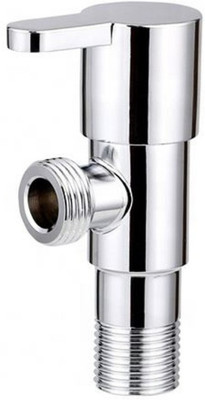 BATHHALL Marc Steel Angle Valve with Wall Flange - Pack of 1 Faucet Set
