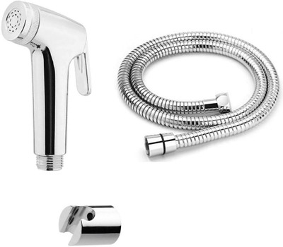 Ketch Conti ABS Health Faucet with SS-304 1.0 Meter Hose Pipe and Wall Hook- Set of 1 Health  Faucet(Centerset Installation Type)