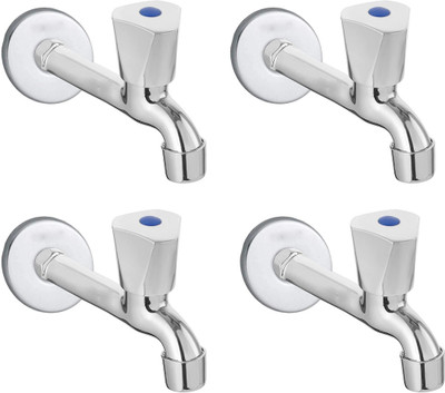 Flipkart SmartBuy FKSB-TRLB-04 Triangle Zinc Alloy Wall Mounted Long Bib Tap With Wall Flange (Pack Of 4) Bib Tap Faucet  (Wall Mount Installation Type) For Rs. 535 @ 62 %