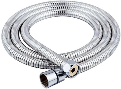 Tisto 150 cm Flexible Shower Tube Stainless Steel 304 For Bathroom and Kitchen Chrome Finish Heavy Duty SS 304 Health  Faucet(Wall Mount Installation Type)