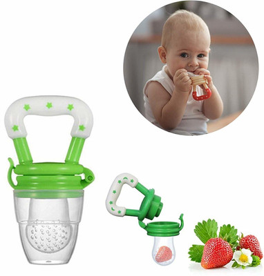 smilykid Baby Fruit Nibbler Teether - Multicolor- NMB-03 Teether and Feeder(Green)