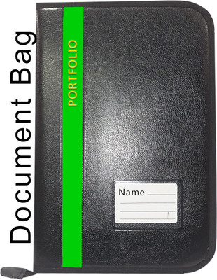 Parthav PU Leather Office Document,Certificate File Folder(Set Of 1, Green)