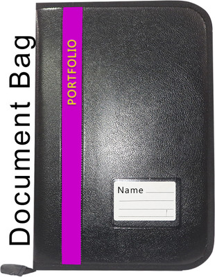 Parthav PU Leather Office Document,Certificate File Folder(Set Of 1, Purple)