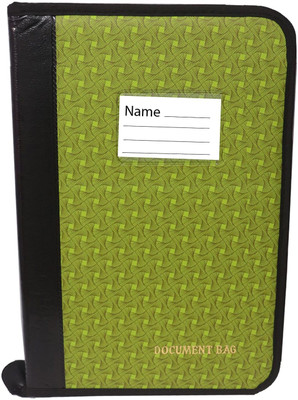 Leffit Leather file folder(Set Of 1, Green)