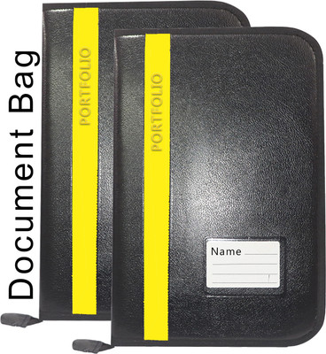 Leffit Leather File Folder(Set Of 2, Yellow)