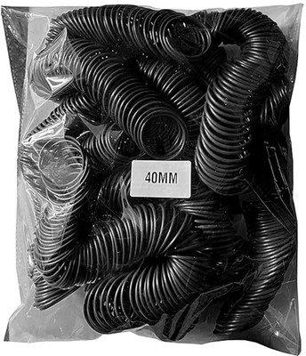 HYNEAR Spiral Ring Black-40mm Spiral ring Pack Of 1 Packet (375-Page) Manual Ring Binder