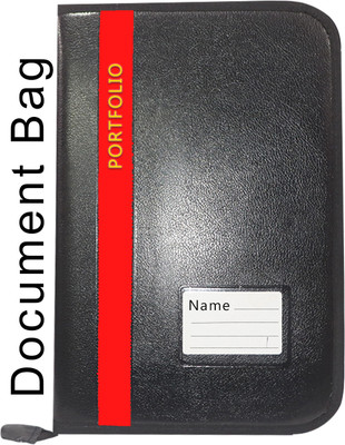 Parthav PU Leather Office Document,Certificate File Folder(Set Of 1, Red)
