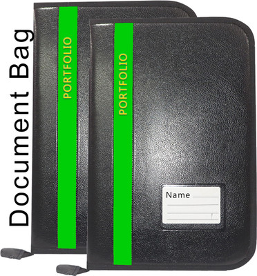 Leffit Leather File Folder(Set Of 2, Green)
