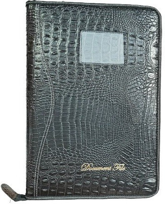 kittu PU leather Executive file(Set Of 1, Black)