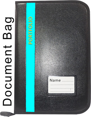 Parthav PU Leather Office Document,Certificate File Folder(Set Of 1, SkyBlue)
