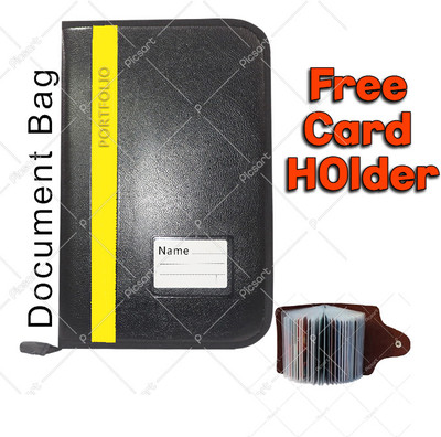 Leffit Leather FILE FODLER(Set Of 1, Yellow)