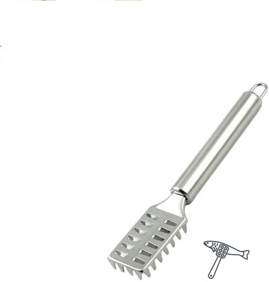 Fitaza Fish Scale Scraper Scaler Sawtooth sharpner Descaler Cleaner Fish Scales Brush Fish Scaler(Pack of 1)