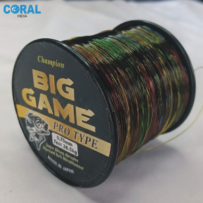 CORAL INDIA Fluorocarbon Fishing Line(Multicolor)