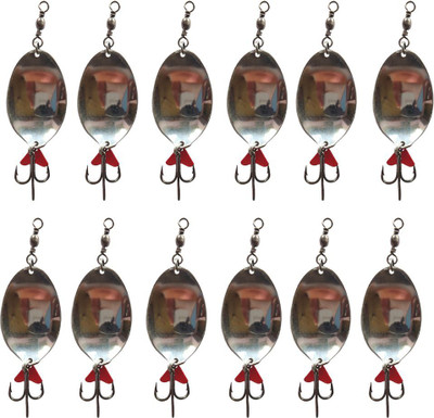 CORAL INDIA Jigs Carbon Steel Fishing Lure(Pack of 12)