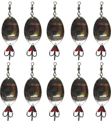 CORAL INDIA Jigs Carbon Steel Fishing Lure(Pack of 10)