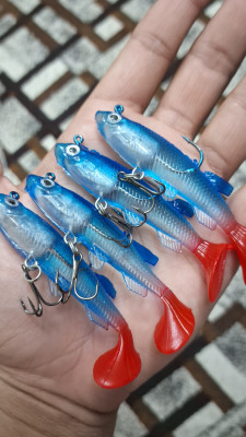 HouseOfCommon Soft Bait Silicone Fishing Lure(Size 10)