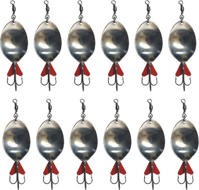 CORAL INDIA Jigs Carbon Steel Fishing Lure(Pack of 12)