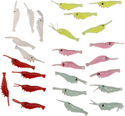 IRONCORE Soft Bait Silicone Fishing Lure(Pack of 25, Size 3)