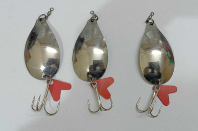 HouseOfCommon Hard Bait Stainless Steel Fishing Lure(Pack of 3, Size 25)