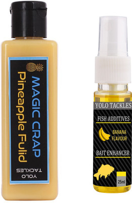 neza Pineapple 100ml, Banana 25ml Fishing Bait Attractant Combo Fish Scent Fish Bait
