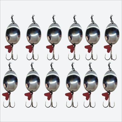 Afiazuh Spoon Stainless Steel Fishing Lure(Size 45)
