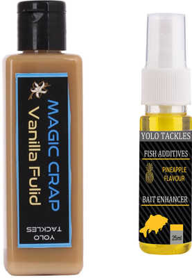 neza Vanilla 100ml, Pineapple 25ml Fishing Bait Attractant Combo Fish Scent Fish Bait