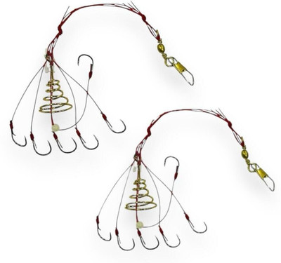 HouseOfCommon Hard Bait Carbon Steel Fishing Lure(Pack of 2)